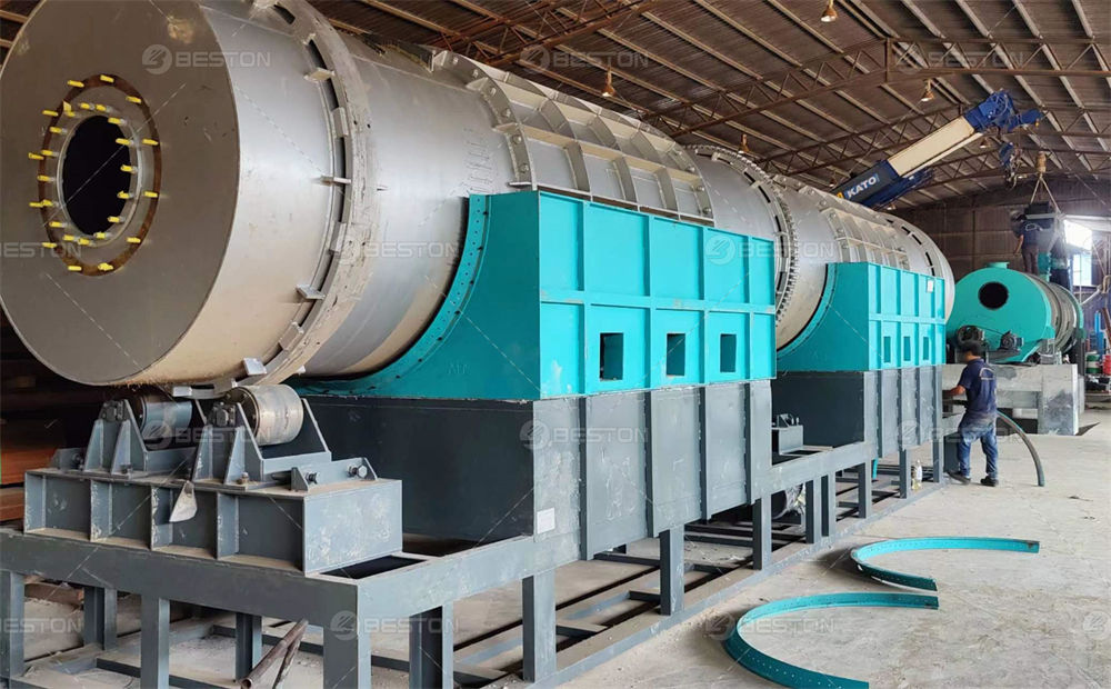 BST-30型號馬來西亞木材廠廢木料炭化設(shè)備第2張